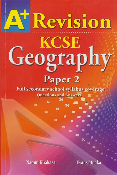 KCSE 1996 <b>GEOGRAPHY</b> <b>PAPER</b> <b>2</b>. . Geography paper 2 revision notes